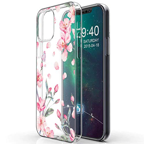 iMoshion kompatibel mit iPhone 12 Mini Hülle – Design Back Cover in Blossom Watercolor – Silikon Soft Case Handyhülle [Flexibel, Stoßabsorbierend, Dünn] von iMoshion