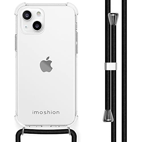 iMoshion kompatibel mit iPhone 13 Mini Handykette – Hülle mit Band zum Umhängen – Transparent Case Handyhülle mit Kette in Schwarz – Kanten- und Eckenschutz aus Silikon iMoshion kompatibel mit iPhone 13 Mini Handykette – Hülle mit Band zum Umhängen – Transparent Case Handyhülle mit Kette in Schwarz – Kanten- und Eckenschutz aus Silikon von iMoshion