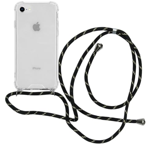iMoshion kompatibel mit iPhone SE (2020), iPhone 8, iPhone 7 Handykette – Hülle mit Band zum Umhängen – Transparent Case Handyhülle mit Kette in Transparent – Kanten- und Eckenschutz aus Silikon von iMoshion