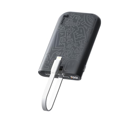 imuto Powerbank 10000mAh mit ios eingebautem Kabel, PD 22.5W USB C Akku tragbares Ladegerät mit LED-Anzeige Typ C Externer Handyakkus für iPhone 14/13/12 Galaxy Google Pixel LG iPad Xiaomi-Schwarz imuto Powerbank 10000mAh mit ios eingebautem Kabel, PD 22.5W USB C Akku tragbares Ladegerät mit LED-Anzeige Typ C Externer Handyakkus für iPhone 14/13/12 Galaxy Google Pixel LG iPad Xiaomi-Schwarz von iMuto