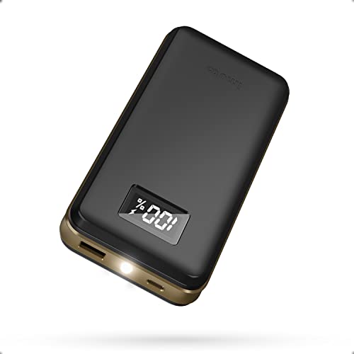 imuto Powerbank 20000mAh, 22,5W Fast Charging (USB C Input&Output) Tragbares Ladegerät mit PD3.0 + QC4.0 Power Bank mit LCD Display & Taschenlampe für iPhone14/12, Samsung, Huawei, Switch(schwarz) von iMuto