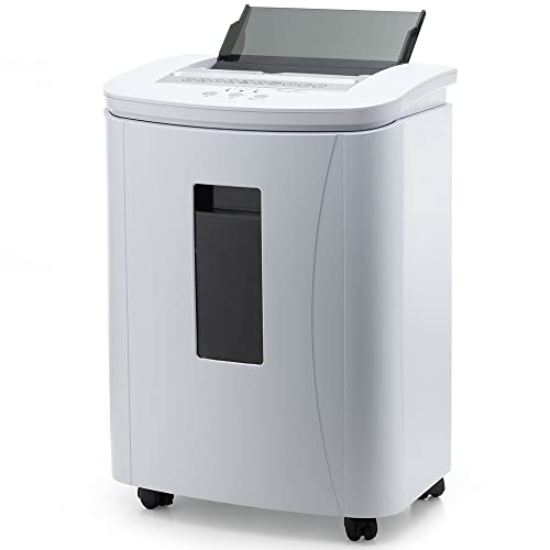 iOCHOW Aktenvernichter mit Automatischem Einzug: 150-Blatt-Mikroschnitt, Sicherheitsstufe P-4, Leiser Profi-Aktenvernichter, Laufzeit 30 Minuten, mit Ausziehbarem 25L Auffangbehälter von iOCHOW