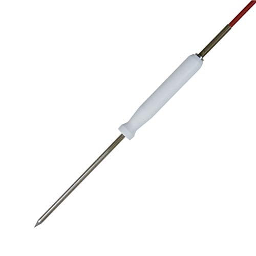 iOVEO 030ES02204 - PT1000 - Robuster Einstechfühler mit Teflonhandgriff/Kerntemperaturfühler, Sensor PT1000; Lebensmittel; wasserdampfdicht, 4 Meter von iOVEO
