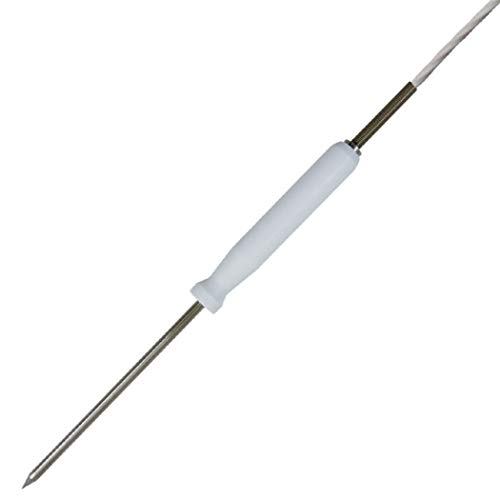 iOVEO 031ES01404 - PT100 - Einstechfühler mit Teflonhandgriff/Kerntemperaturfühler, lebensmittelecht, Teflonkabel, wasserdampfdicht, 4 Meter von iOVEO