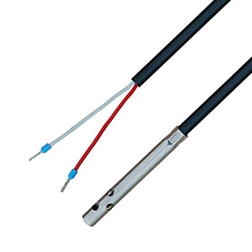 iOVEO 044LF05202 - NTC 10KOHM - Luftfühler/Temperatursensor mit perforierter Schutzhülse und PVC-Leitung/Temperaturfühler, schnellansprechend, 2 Meter von iOVEO