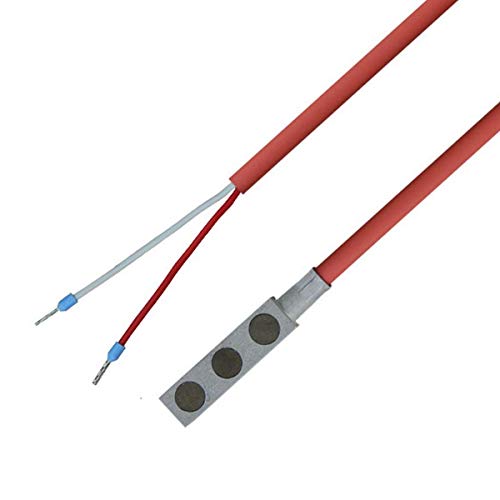 iOVEO 046MO01202 - PT100 - Magnet-Oberflächenfühler/Magnetfühler mit Silikon-Leitung bis 200°C, 2 Meter von iOVEO