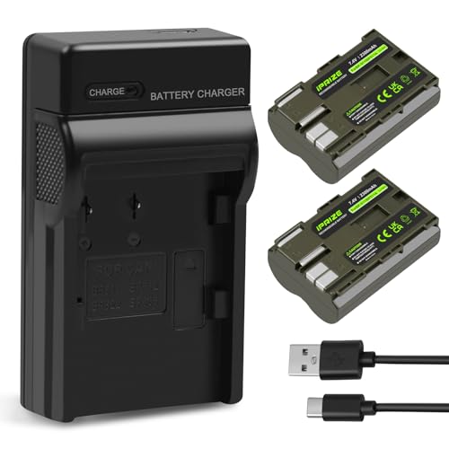 iPrize 2X BP-511 / BP-511A Akku 2300mAh und Ladegerät für Canon EOS 5D 10D 20D 30D 40D D60 300D, PowerShot G1 G2 G3 G5 G6 und mehr iPrize 2X BP-511 / BP-511A Akku 2300mAh und Ladegerät für Canon EOS 5D 10D 20D 30D 40D D60 300D, PowerShot G1 G2 G3 G5 G6 und mehr von iPrize