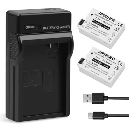 iPrize 2X LP-E8 Akku 2000mAh und Ladegerät für Canon EOS 600D, 550D, 650D, 700D, Rebel T2i, T3i, T4i, T5i, Kiss X4, X5, X6, LC-E8E DSLR-Camera iPrize 2X LP-E8 Akku 2000mAh und Ladegerät für Canon EOS 600D, 550D, 650D, 700D, Rebel T2i, T3i, T4i, T5i, Kiss X4, X5, X6, LC-E8E DSLR-Camera von iPrize