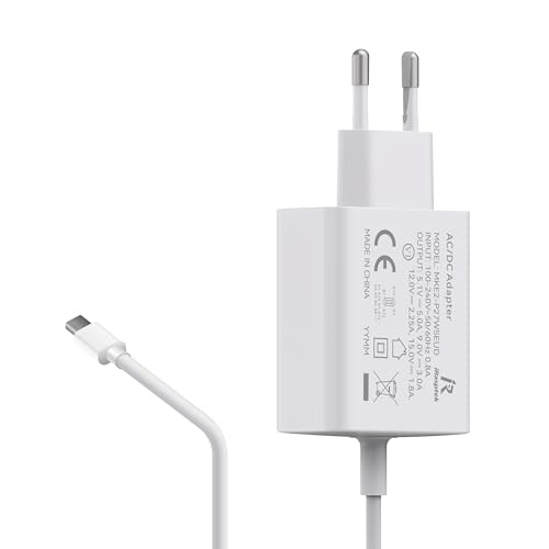 iRasptek Raspberry Pi 5 Netzteil,5,1V 5A USB-C Power Supply, PD 27W Power Adapter für Raspberry Pi 5，weiß von iRasptek