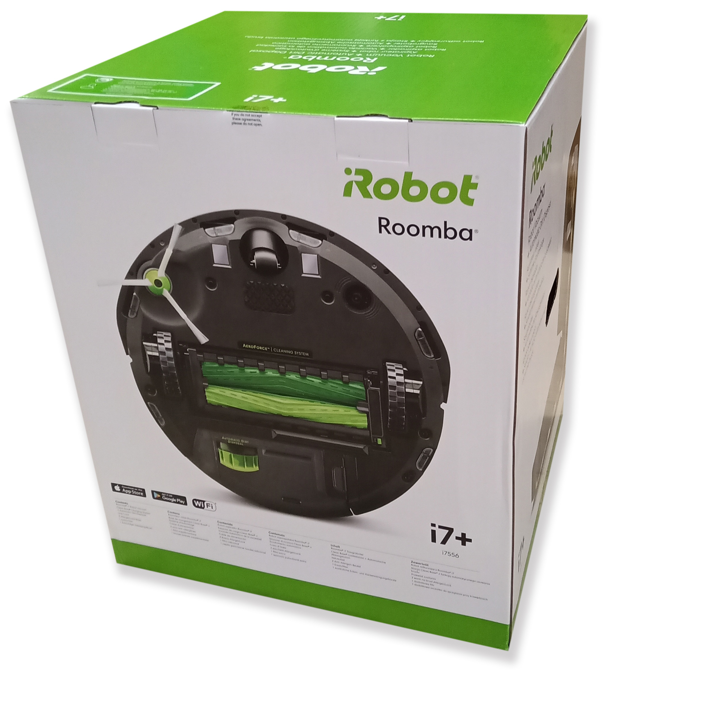 iRobot Roomba i7+ Staubsauger Roboter für Tierhaare mit WLAN App schwarz von iRobot