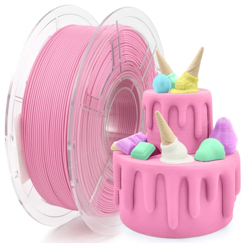 iSANMATE Matt High Speed PLA+ Filament, 1.75+/-0,02mm PLA+ Filament, 3D Hoher Wirkungsgrad Drucker Filament 1kg Spule (2.2 LBS), Unterstützt Druckgeschwindigkeit 30-500mm/s von iSANMATE
