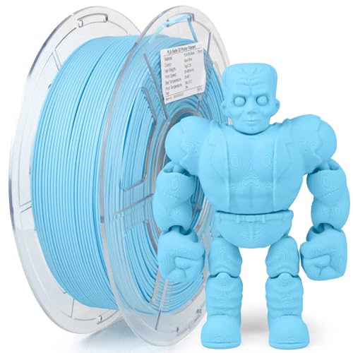 iSANMATE Matt High Speed PLA+ Filament, 1.75+/-0,02mm Matt PLA+ Filament, 3D Hoher Wirkungsgrad Drucker Filament 1kg Spule (2.2 LBS), Unterstützt Druckgeschwindigkeit 30-500mm/s von iSANMATE