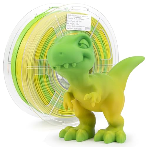 iSANMATE PLA+ Filament 1.75mm, Matt Gelb Grün PLA Plus Filament 1.75, Zähes PLA Plus 3D Drucker Filament, Maßgenauigkeit +/- 0.02mm, 1 kg Spule von iSANMATE