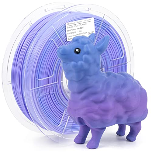 iSANMATE PLA Plus Filament 1.75 mm, Filament 1.75 PLA+ 3D Drucker Filament, Gradient Blau & Violett PLA Matt 3D Printer Filament, Maßgenauigkeit +/- 0.02mm iSANMATE PLA Plus Filament 1.75 mm, Filament 1.75 PLA+ 3D Drucker Filament, Gradient Blau & Violett PLA Matt 3D Printer Filament, Maßgenauigkeit +/- 0.02mm von iSANMATE