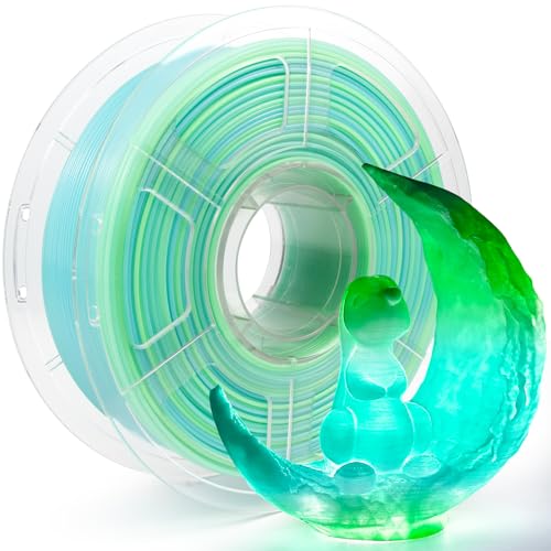 iSANMATE Translucent PETG Filament 1.75mm, PETG Translucent Gradient Filament, Maßgenauigkeit +/- 0.02mm, 1KG Spule, PETG Gradient Filament, Transluzente PETG Filament für 3D Drucker iSANMATE Translucent PETG Filament 1.75mm, PETG Translucent Gradient Filament, Maßgenauigkeit +/- 0.02mm, 1KG Spule, PETG Gradient Filament, Transluzente PETG Filament für 3D Drucker von iSANMATE