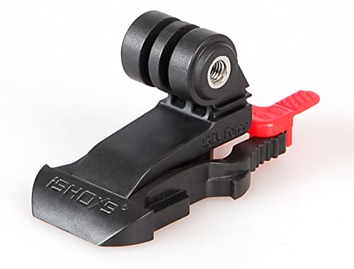 iSHOXS Pro Slider Force - Lange Schnellspann-Schnalle Sicherungssystem passend für GoPro und kompatible Sport- und Action-Cams, Fahrradhalterung Zubehör Set von iSHOXS