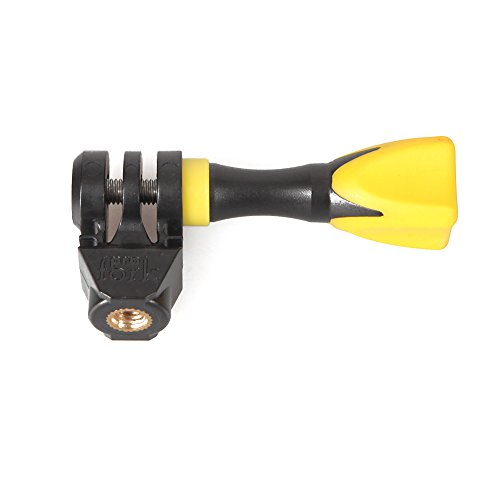 iSHOXS ProFork Wave Adapter mit M6-Gewindebuchse, passend für GoPro Kompatible Halterung Action Kamera - Zubehör ActionCam Halter- aus ABS-Kunststoff von iSHOXS