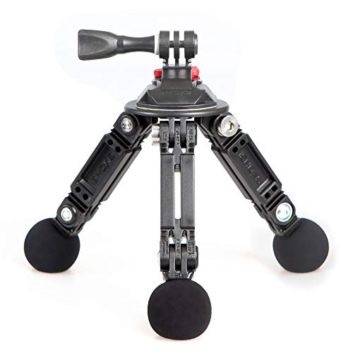 iSHOXS StreetPod Basic Modulares Ministativ - Dreibein Stativ für Sport - und Action-Kameras passend für GoPro Hero 13 12 11 10 9, Rollei, Action Camera Tripod Halterung von iSHOXS