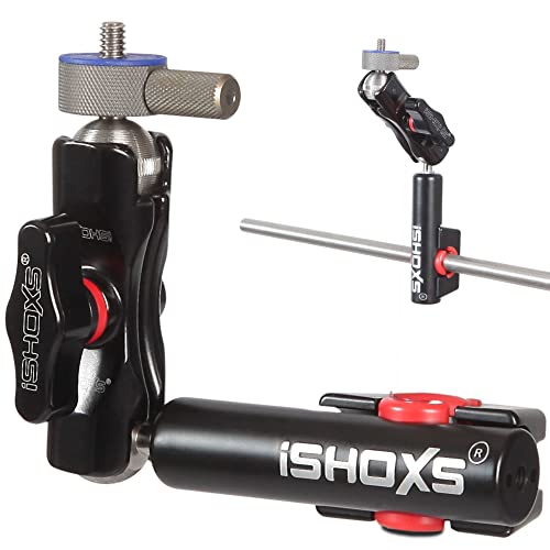 iSHOXS Strut Mount Prox, hochfester Aluminum Rohrhalter für dünne Streben bis 16 mm mit Doppel-Kugelgelenk 1/4" Adapter iSHOXS Strut Mount Prox, hochfester Aluminum Rohrhalter für dünne Streben bis 16 mm mit Doppel-Kugelgelenk 1/4" Adapter von iSHOXS