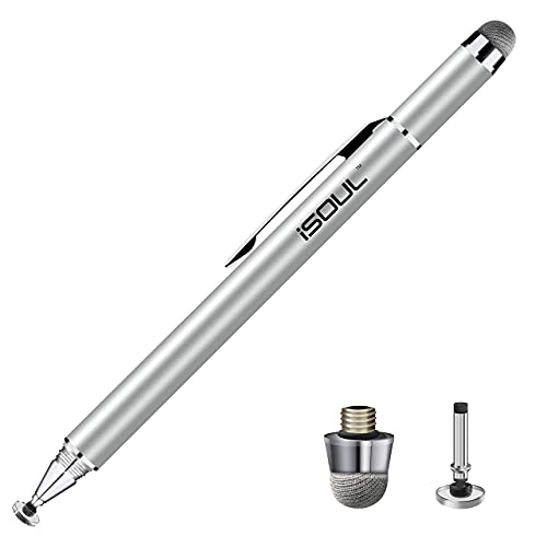 iSOUL Stylus-Stifte für Touchscreens, Stylus-Stift für iPad, Tablet-Stiftstift, hochempfindlicher und feiner Universal-Touch-Stift für Android iPhone Samsung Galaxy iPad Pro Air und alle Geräte von iSOUL