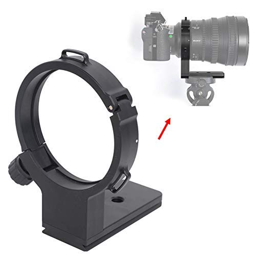 Kameralinsenhalsband, 74,5 mm, Stativhalterung für Sony FE PZ 28–135 mm f/4 G OSS Objektiv, integrierte Arca Swiss Type Schnellwechselplatte für Stativ-Kugelkopf von ARCA-SWISS PMG BENRO Fit von iShoot