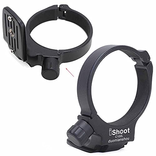 Metall Objektiv Stativschelle Lens Collar Halsband Support Tripod Mount Ring für Canon EF 100mm f/2.8L is USM Macro von iShoot