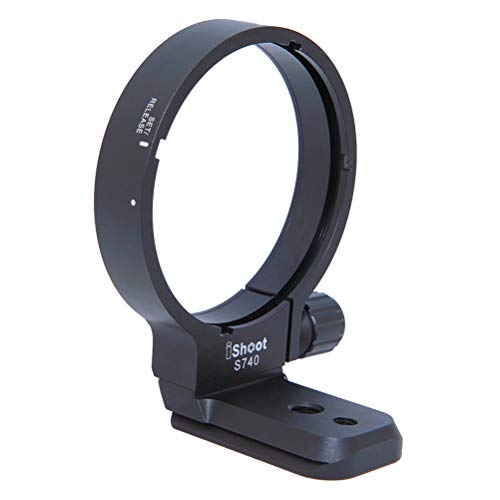 Metall Objektivhalter Halsband Support Stativschelle Tripod Mount Ring für Sony 70-400mm F4-5.6 G SSM SAL70400G und Sony 70-400mm F4-5.6 G SSM II SAL70400G2 mit ARCA Typ Schnellwechselplatte von iShoot