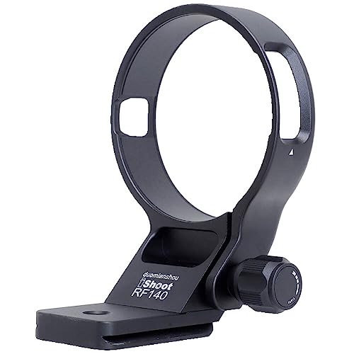 Metall-Stativ-Halterungsring, kompatibel mit Canon RF 100–400 mm f/5.6–8 IS USM, Objektivstütze, Halterung unten ist Arca-Swiss Fit Schnellwechselplatte mit Schwalbenschwanzrille von iShoot