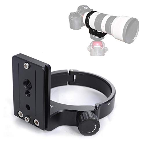 Stativ Mount Ring, 72,5 mm Objektivkragen Halter für Sony FE 70-200 mm F4 G OSS Full Frame Objektiv SEL70200G, integrierte Schnellwechselplatte, kompatibel mit Stativ-Kugelkopf von ARCA-SWISS Kirk Fit von iShoot