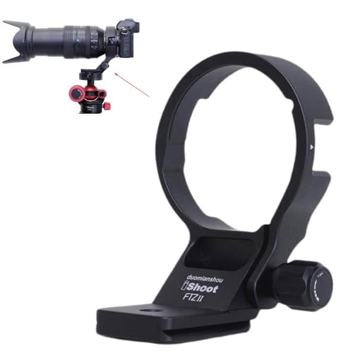 iShoot CNC Objektivkragen Stativ Mount Ring kompatibel mit Nikon FTZII Mount Adapter Bajonettkonverter, Objektivstützhalterung unten ist Arca-Swiss Fit Schnellwechselplatte Schwalbenschwanznut iShoot CNC Objektivkragen Stativ Mount Ring kompatibel mit Nikon FTZII Mount Adapter Bajonettkonverter, Objektivstützhalterung unten ist Arca-Swiss Fit Schnellwechselplatte Schwalbenschwanznut von iShoot