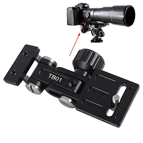 iShoot IS-TB01 Teleskop-Objektiv-Ständer, zusammenklappbar, Teleobjektiv, Zoom, Kamerahalterung, Bajonettschutz, mit 6,35 mm Schraube von iShoot