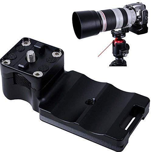 iShoot Objektivmanschetten-Fuß-Stativ-Halterungsring-Basis, Ersatzständer für Canon EF 100–400 mm f/4.5–5.6L IS II USM, Unterseite ist Schnellwechselplatte, kompatibel mit Arca-Swiss Fit von iShoot