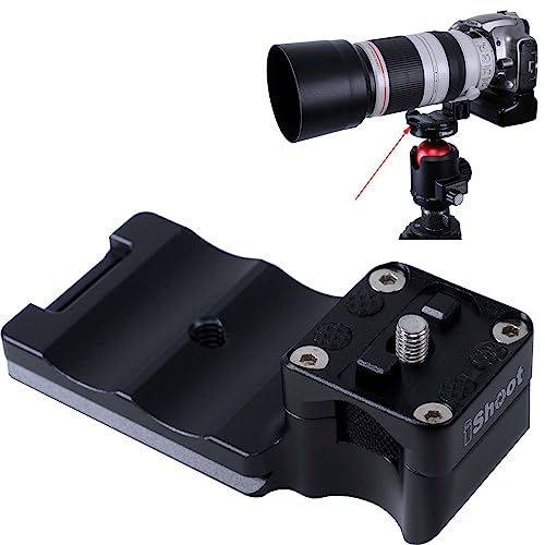 iShoot Objektivkragen Fuß Stativhalterung Ring Basis Ersatz Ständer Stativbuchse kompatibel mit Canon EF 100-400mm f/4.5-5.6L is II USM, untere Schnellwechselplatte für Arca-Swiss Fit Stativkopfklemme iShoot Objektivkragen Fuß Stativhalterung Ring Basis Ersatz Ständer Stativbuchse kompatibel mit Canon EF 100-400mm f/4.5-5.6L is II USM, untere Schnellwechselplatte für Arca-Swiss Fit Stativkopfklemme von iShoot