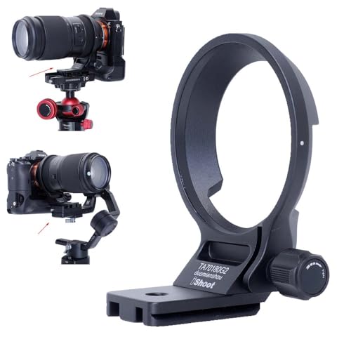 iShoot Objektivkragen Stativ-Halterungsring kompatibel mit Tamron 70–180 mm F2.8 Di III VC VXD G2 A065 E-Mount, Halterung Arca-Swiss Fit Schnellwechselplatte für Arca Fit Kopfklemme und Stabilisator iShoot Objektivkragen Stativ-Halterungsring kompatibel mit Tamron 70–180 mm F2.8 Di III VC VXD G2 A065 E-Mount, Halterung Arca-Swiss Fit Schnellwechselplatte für Arca Fit Kopfklemme und Stabilisator von iShoot