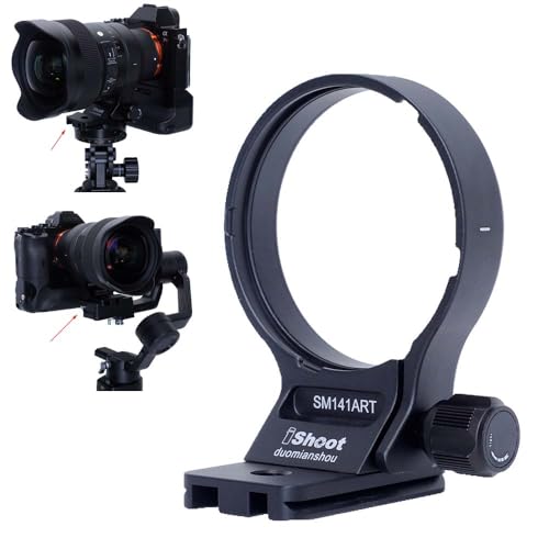iShoot Objektivmanschette Stativ-Halterungsring, kompatibel mit Sigma 14 mm F1.4 DG DN Art und 15 mm F1.4 DG DN diagonales Fischeobjektiv, Objektivstützhalterung, Unterseite ist Arca-Swiss Fit iShoot Objektivmanschette Stativ-Halterungsring, kompatibel mit Sigma 14 mm F1.4 DG DN Art und 15 mm F1.4 DG DN diagonales Fischeobjektiv, Objektivstützhalterung, Unterseite ist Arca-Swiss Fit von iShoot