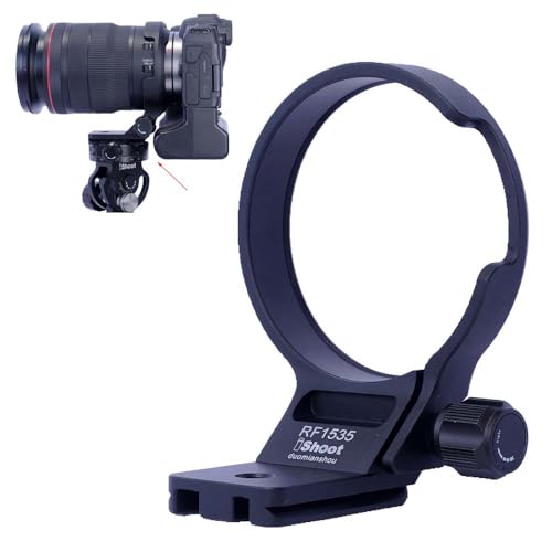 iShoot Stativ-Halterungsring, kompatibel mit Canon RF 15–35 mm F2.8L IS USM, Objektivhalter-Halterung unten ist Arca-Swiss Fit Schnellwechselplatte für Arca-Stativkopfklemme und Stabilisator iShoot Stativ-Halterungsring, kompatibel mit Canon RF 15–35 mm F2.8L IS USM, Objektivhalter-Halterung unten ist Arca-Swiss Fit Schnellwechselplatte für Arca-Stativkopfklemme und Stabilisator von iShoot