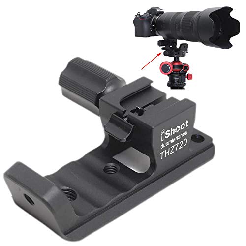 iShoot Stativschelle Fuß Stativring Stand Objektiv Montage Stativ Base Halterungsring Halterung Arca Fit Kompatibel mit Nikon Nikkor Z 70-200mm F2.8 VR S, 100-400mm F4.5-5.6 VR S, 400mm F4.5 VR S von iShoot