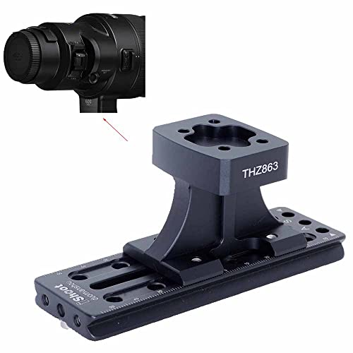 iShoot Stativschelle Fuß Stativring Stand Objektiv Montage Stativ Base Halterungsring Halterung Kompatibel mit Nikon Z 400mm f/2.8 TC VR S, Z 600mm f/4 TC VR S, Z 800mm f/6.3 VR S, Arca Fit Platte von iShoot