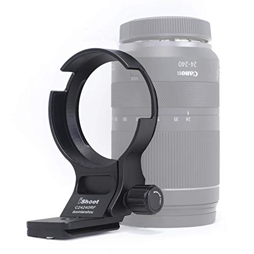 iShoot Stativschelle Stativring Objektiv Montage Stativ Halterungsring Halterung Stützring Kompatibel mit Canon RF 24-240 mm F4-6.3 is USM, unten ist Arca-Swiss Fit Kameraplatte Schnellwechselplatte iShoot Stativschelle Stativring Objektiv Montage Stativ Halterungsring Halterung Stützring Kompatibel mit Canon RF 24-240 mm F4-6.3 is USM, unten ist Arca-Swiss Fit Kameraplatte Schnellwechselplatte von iShoot