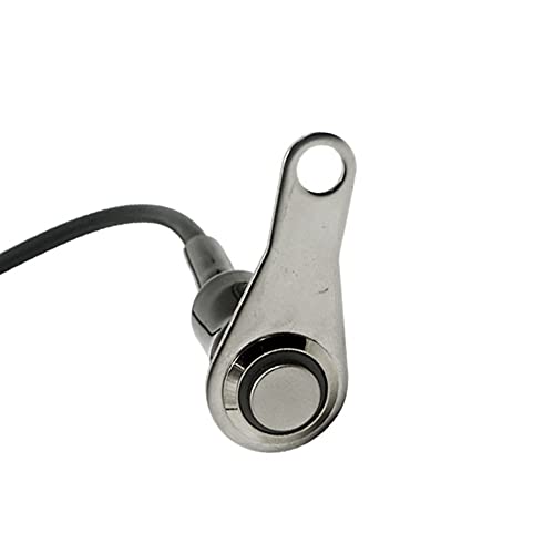 iSpchen 22mm Lenkerschalter Motorrad Lenker Schalter Scheinwerfer Nebelscheinwerfer Ein/Aus Schalter mit Kontrollleuchte Horn Motor Startknopf Einzelschalter Self-Return,Silber/Grünes Licht von iSpchen