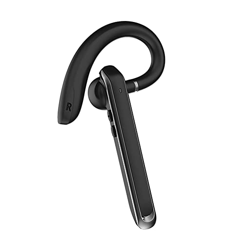 iSpchen Bluetooth Headset V5.0 Bluetooth Kopfhörer mit Mikrofon Handy Kabellos Kopfhörer Batterieanzeige EIN-Ohr Freisprech Ohrhörer mit Rauschunterdrückung,Schwarz von iSpchen
