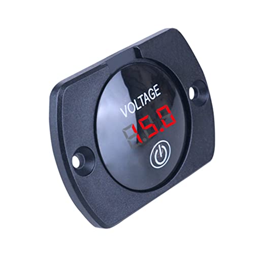 iSpchen LED Digital Voltmeter DC 12-24V Spannungsanzeige Wasserdichte Spannungsmessgerät FKZ Batterietester mit grünem Licht Screen Touch Display Panel für Auto Boot Marine Motorrad LKW Camper iSpchen LED Digital Voltmeter DC 12-24V Spannungsanzeige Wasserdichte Spannungsmessgerät FKZ Batterietester mit grünem Licht Screen Touch Display Panel für Auto Boot Marine Motorrad LKW Camper von iSpchen