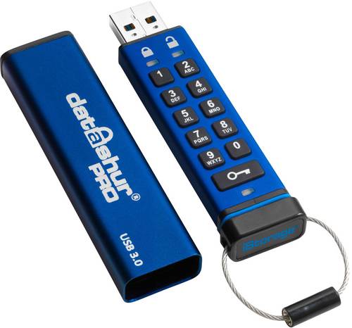 IStorage datAshur® PRO USB-Stick 16GB Blau IS-FL-DA3-256-16 USB 3.2 Gen 1 (USB 3.0) von iStorage