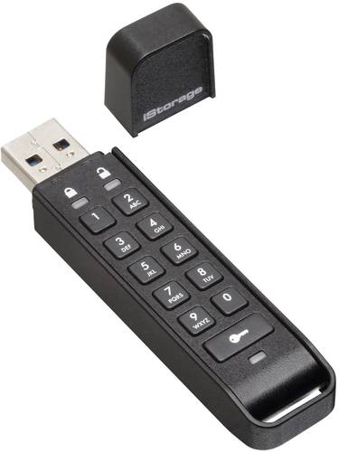 IStorage datAshur® Personal2 USB-Stick 16GB Schwarz IS-FL-DAP3-B-16 USB 3.2 Gen 1 (USB 3.0) von iStorage