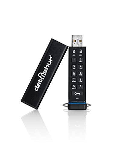 iStorage datAshur 8 GB Secure Flash Drive Password protected Dust & Water Resistant Portable Hardware Encryption von iStorage