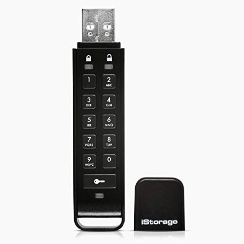 iStorage datAshur Personal2 32 GB - Sicheres Flash-Laufwerk - Passwortgeschützt - Tragbar - Hardware-Verschlüsselung nach Militärstandard von iStorage