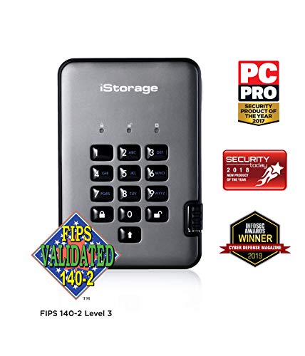 iStorage diskAshur Pro2 5TB Externe Festplatte, FIPS Level 3 Zertifiziert iStorage diskAshur Pro2 5TB Externe Festplatte, FIPS Level 3 Zertifiziert von iStorage