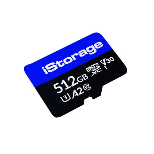 iStorage microSD Card 512GB, Encrypt Data stored on microSD Cards Using datAshur SD USB Flash Drive, Compatible with datAshur SD Drives only von iStorage