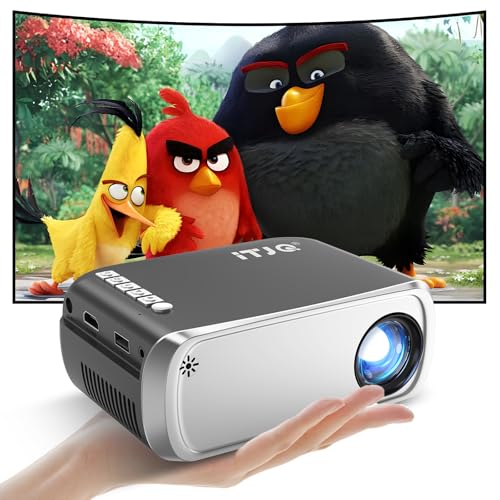Mini Beamer, Handy Beamer Native 1080P UHD Wireless Mirroring Screen mit Smartphone/Tisch Complete TV Stick/PS5/PC/Android/IOS Indoor Outdoor Use Mini Beamer, Handy Beamer Native 1080P UHD Wireless Mirroring Screen mit Smartphone/Tisch Complete TV Stick/PS5/PC/Android/IOS Indoor Outdoor Use von iTJQ