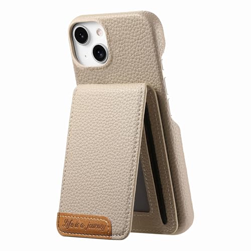 2-in-1-Schutzhülle für iPhone 15, stoßfest, ultradünn, RFID-Diebstahlschutz, Brieftasche, Grau 2-in-1-Schutzhülle für iPhone 15, stoßfest, ultradünn, RFID-Diebstahlschutz, Brieftasche, Grau von iTape